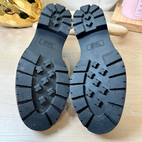 Blundlo‎ Black Platform Loafers, Size 8M - Picture 7 of 7